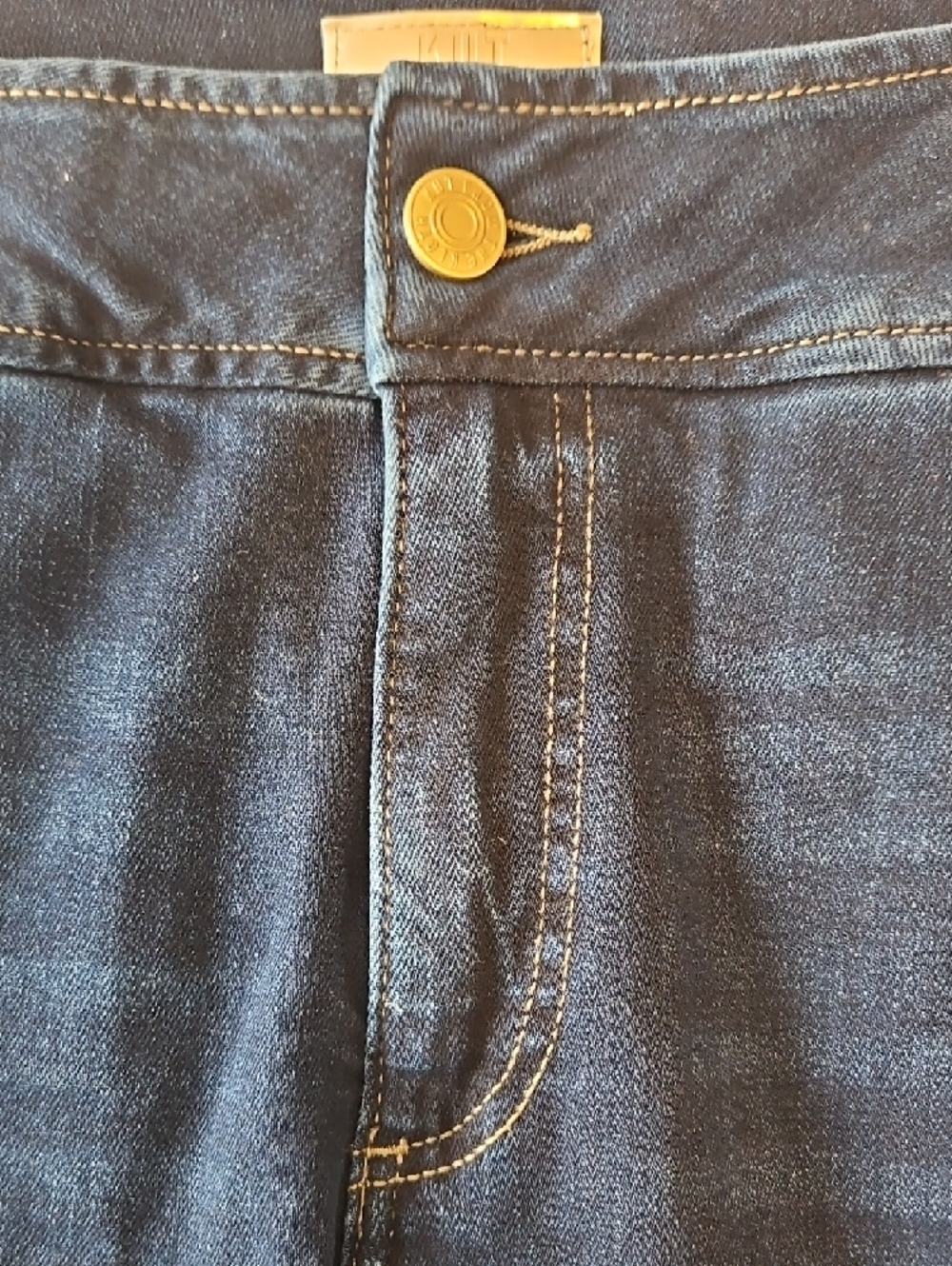 Classic Wide-Leg Women's Jeans - Dark Blue By Kut - Picture 4 of 9